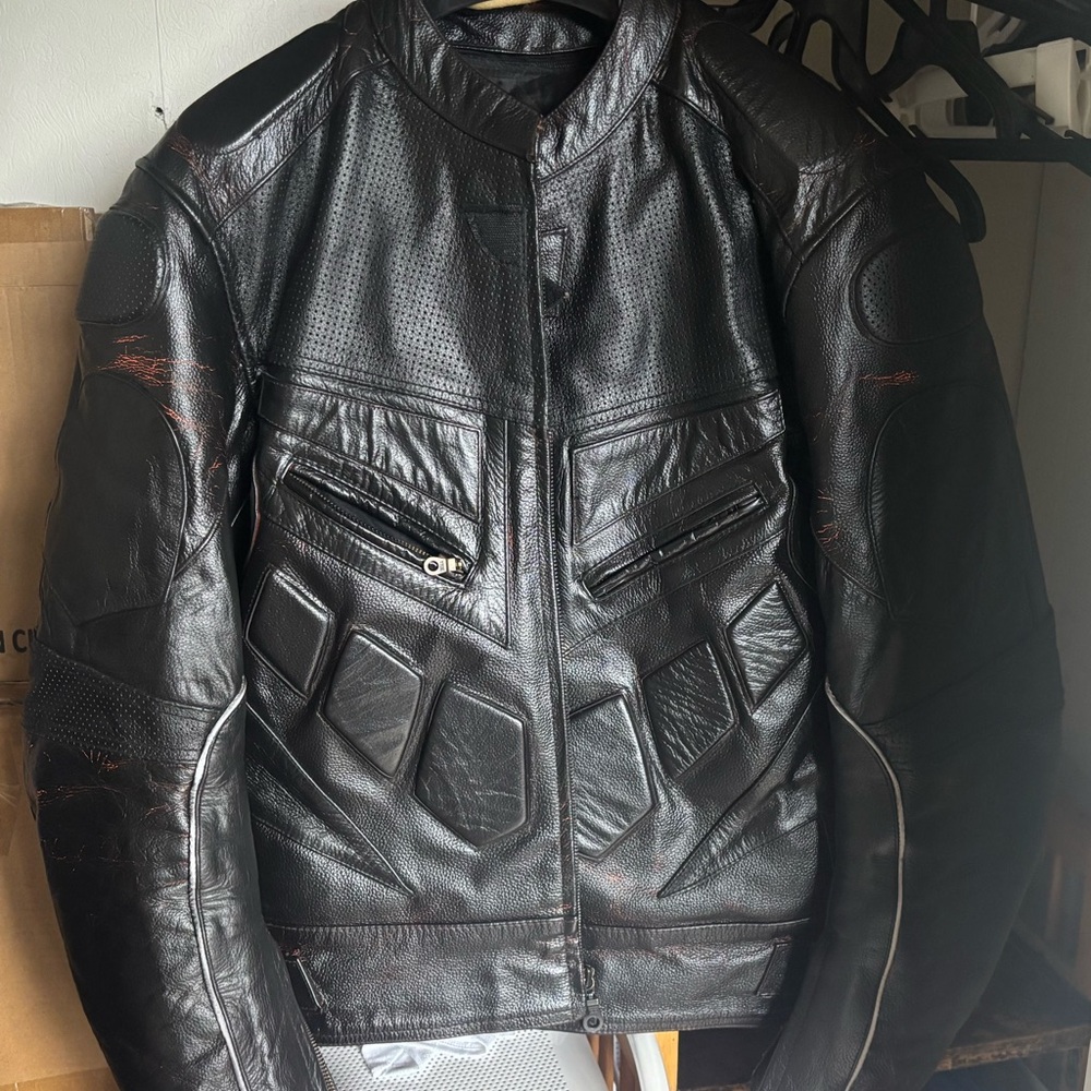 Men's Black Leather Jacket